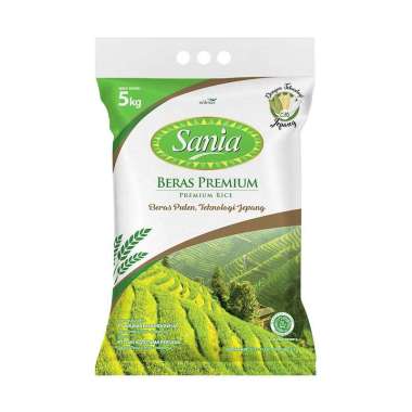 Promo Harga Sania Beras Premium 5000 gr - Blibli