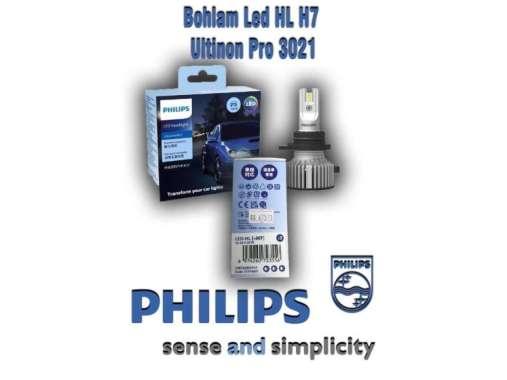 bohlam led hl h7 ultinon pro3021 philips [ set ] -