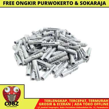 S 6 / NM Fisher Viser Dudukan Baut Sekrup Tembok PVC Ecer Biji