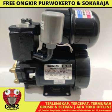 SHIMIZU PS135E Pompa Air Listrik Sumur Dangkal Semi Jet Pump Otomatis