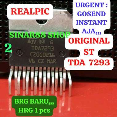 TDA7293 TDA 7293 ST ORIGINAL ASLI IC AUDIO AMPLIFIER POWER IGBT TRANSISTOR LAS MESIN TRAVO TRAPO TRA