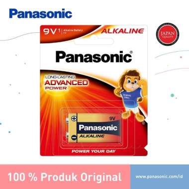 Panasonic Baterai Kotak Alkaline 9V Panasonic Alkaline Battery 9V