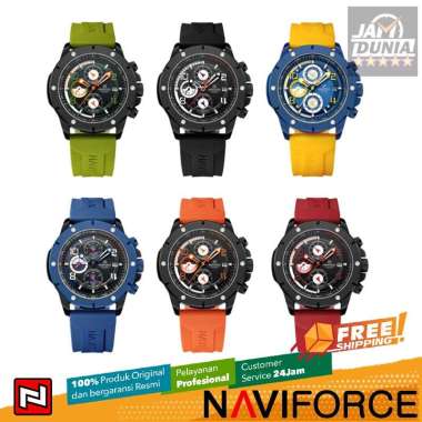 JAM TANGAN NAVIFORCE 8034 M1 JAM NAVIFORCE ORIGINAL 8034 LA - RUBBER JAM TANGAN NAVYFORCE 8034 JAM T