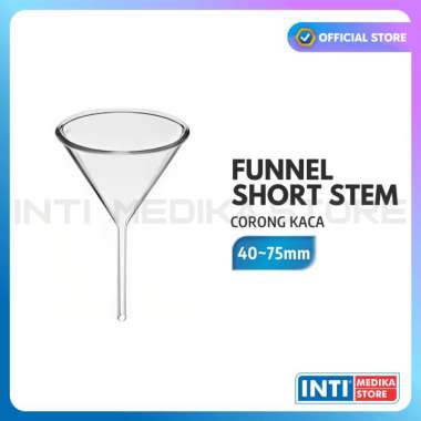 RRC - Corong Kaca Laboratorium | Funnel Short Stem 40mm 75mm 90mm 60mm