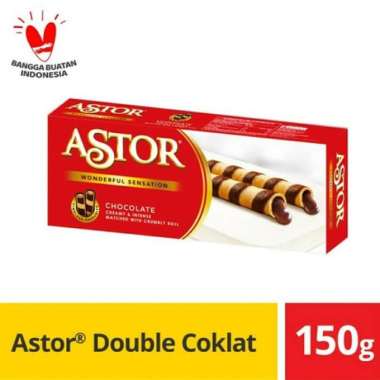 Promo Harga Astor Wafer Roll Chocolate 150 gr - Blibli