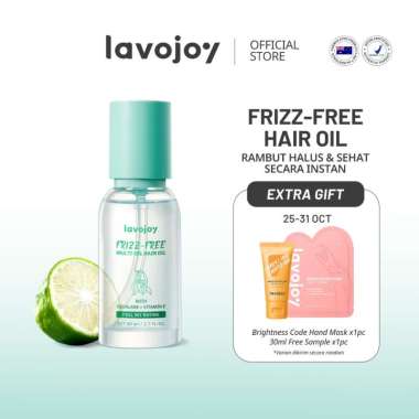LVJ lavojoy Frizz-Free Hair Oil Feel My Rhyme | Hair Oil Perawatan Rambut Kering dan Rontok | Menutr