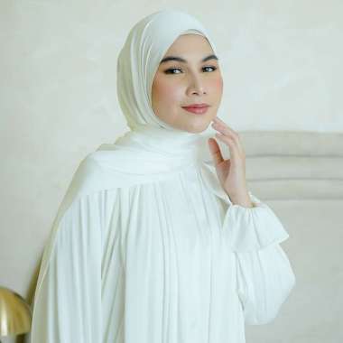 Lozy Hijab - Shadeera Silk Shawl White (Lozy x Shadira)