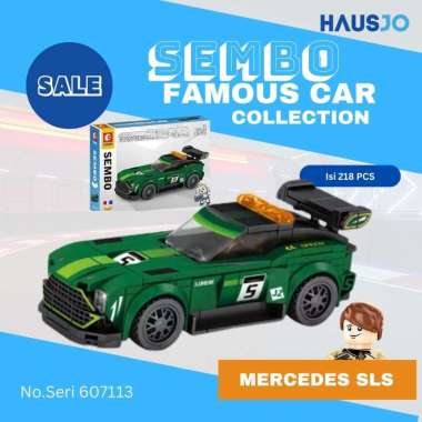 Sembo Building Block Famous Car Collection (607113 - 607116) 607113