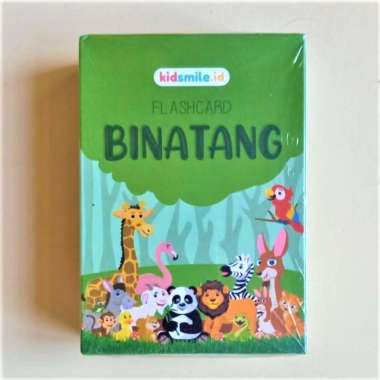 Mainan Edukasi Anak Bayi Usia 2 Tahun Flash Card Lengkap Kartu Pintar Binatang