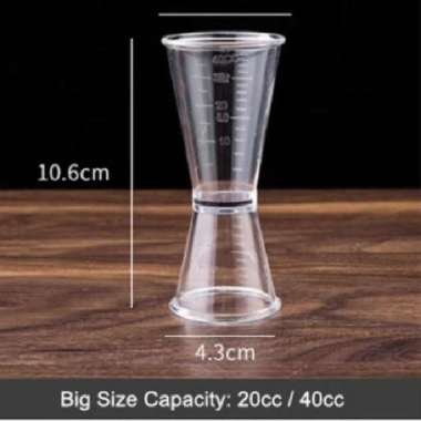 jigger jiger stainless 20/40 plastik