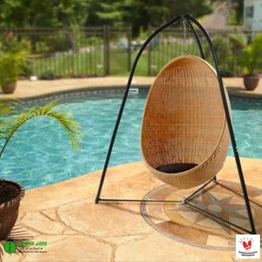 CANKA - Kursi Gantung Rotan Sintetis Minimalis Murah Hammock