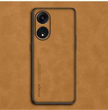 Premium Nappa Leather Case Oppo Reno8 T | Reno 8T Reno 8T 4G Brown