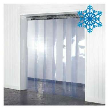 TIRAI PINTU PVC CURTAIN CLEAR/BENING