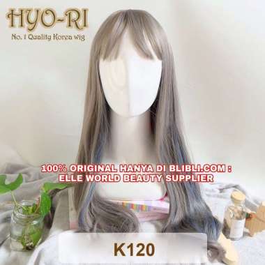 RAMBUT PALSU WIG KOREA WANITA WIG CEWEK PANJANG SEDANG CURLY WAVE KERITING KRITING OMBAK PONI DEPAN 