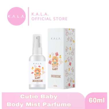 KALA BODY MIST PARFUM 60ML SPRAY PARFUME TAHAN LAMA VANILLA POPCORN BPOM Cutie Baby KALA