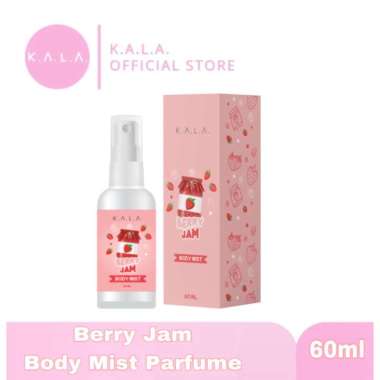 KALA BODY MIST PARFUM 60ML SPRAY PARFUME TAHAN LAMA VANILLA POPCORN BPOM Strawberry Jam KALA