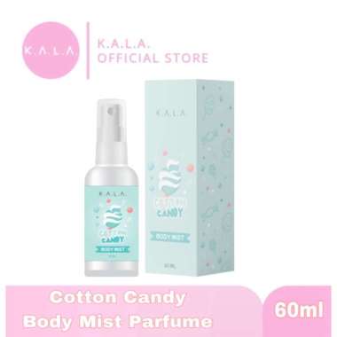 KALA BODY MIST PARFUM 60ML SPRAY PARFUME TAHAN LAMA VANILLA POPCORN BPOM CottCandy KALA