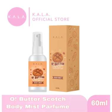 KALA BODY MIST PARFUM 60ML SPRAY PARFUME TAHAN LAMA VANILLA POPCORN BPOM O! Butterscotch KALA