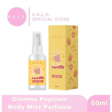 KALA BODY MIST PARFUM 60ML SPRAY PARFUME TAHAN LAMA VANILLA POPCORN BPOM Cinema Popcorn KALA