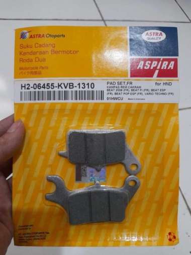 Kampas rem depan Aspira Beat Scoopy Vario Techno Spacy Dispad