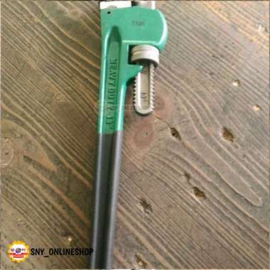 Heavy Duty Pipe Wrench / Kunci Pipa 18" Inch Karet