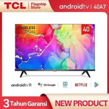 TV LED TCL 40A7 Android 11.0 TV - A+ Panel Quality 40inch NEW
