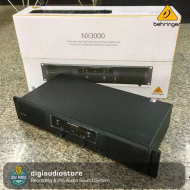 Power Amplifier Speaker Pasif Behringer NX3000 - Class D 2 Channel dengan Stereo Crossover 3000 Watt
