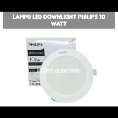 Lampu Led Downlight Philips 10 Watt/ 10w Bulat Kuning
