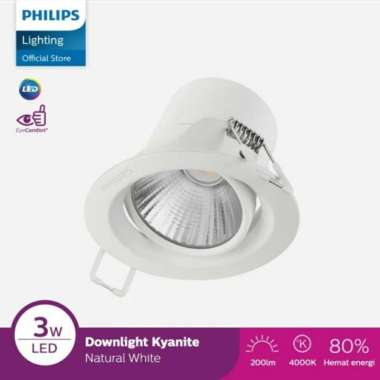 Lampu Led Sorot Philips 3w Kyanite 3 watt Putihsemu 4000k
