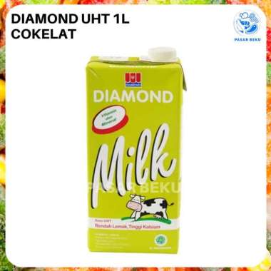 Susu Diamond UHT Full Cream dan Coklat 1 Liter Fresh Segar Pasar Beku Low Fat