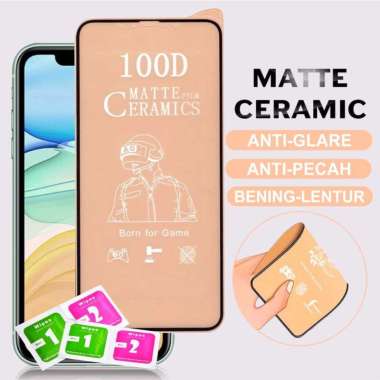 Tempered Glass Full Ceramic Matte Clear Bening OPPO Series OPPO F9 / F9 PRO CERAMIC BENING