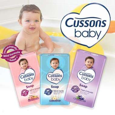 Cussons Baby Soap 100gr / Cussons Sabun Batang / Cusson Sabun Bayi / PRIMA PROTECT 75 Gr biru