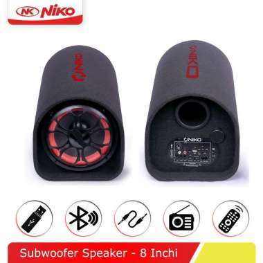Speaker Portable NIKO GL8 Subwoofer Car Speaker 8 Inch 85 Watt