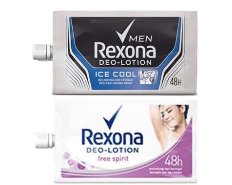 REXONA SACHET / REXONA SASET / REXONA DEO LOTION SACHET FREE SPIRIT M REXONA COWOK