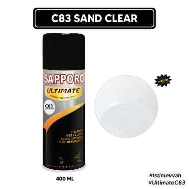 Sapporo Ultimate C83 Sand Clear / Texture / Cat Aerosol Terbaik