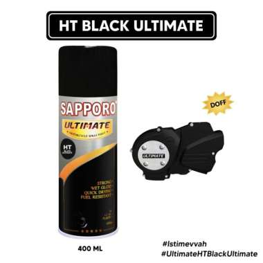 Hi Temp Black Sapporo Ultimate / Cat tahan panas / pilox sapporo