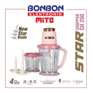 MITOCHIBA Food Chopper CH-250 STAR Series 2L (PINK) / CH250