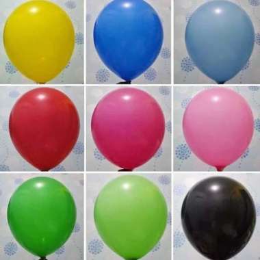 [GROSIR] Balon Latex Doff 2,8gr/Balon Latex 12Inch 100pcs Biru Tua