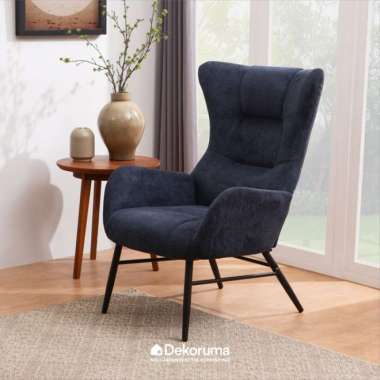 Dekoruma SADA Kursi Aksen Single Seater Navy