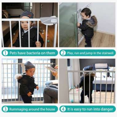 Baby Safety Gate Pagar Pengaman Bayi Pagar Pembatas Tangga Baby Gate GATE 65-74CM
