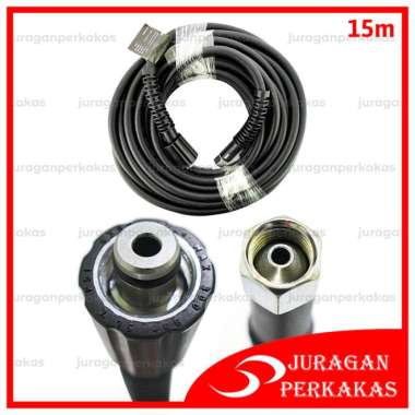 SELANG JET CLEANER 15 METER MOLLAR - SELANG MESIN STEAM MOBIL MOTOR Multicolor