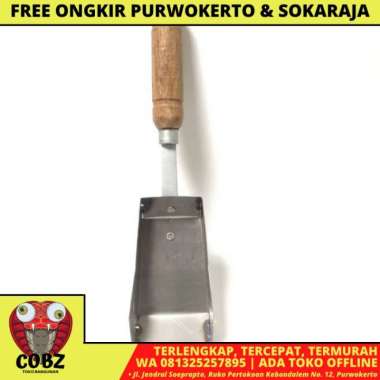 7.5 CM / NM Cetok Roskam Bata Ringan Hebel Trowel Gagang Kayu