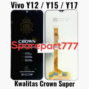 LCD Touchscreen Fullset Kwalitas Crown Super Vivo Y12 Y15 Y17