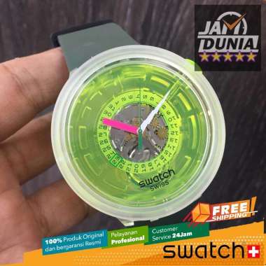 JAM TANGAN SWATCH - JAM SWATCH ORIGINAL SB05K400 SWATCH SB05K 400 SWATCH BLINDED BY NEON JAM TANGAN 