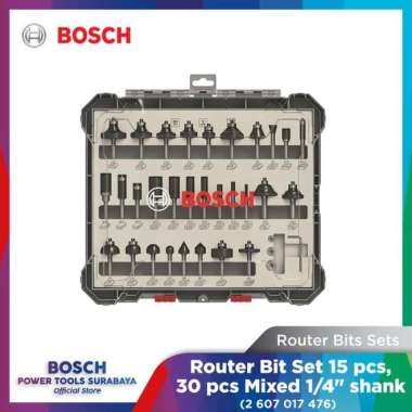 Mata Router Bosch Set 30pc Router Bit