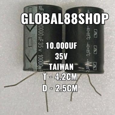 ELCO ECO EKO CAPASITOR KAPASITOR 10.000UF/35V 10000UF/35V 10000/35V 10000UF 35V 10.000/35V TAIWAN BE
