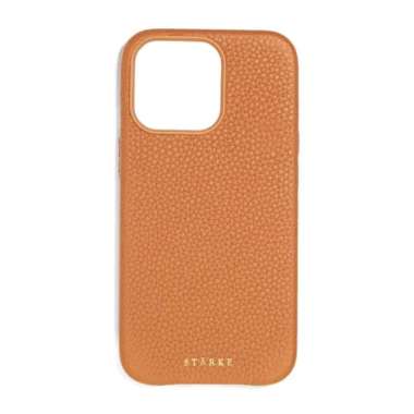 STARKE - AEGIS FAWN Aesthetic Leather Cover Case Iphone 13 Pro Tawny Brown