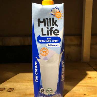 Milk Life UHT Full Cream 1L - Susu UHT Milk Life 1 Liter