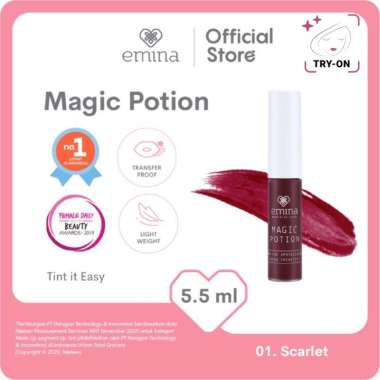 MAGIC POTION EMINA LIP TINT NATURAL DAN FRESH 5.5ML Sunglow