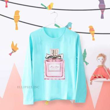 ELLIPSESINC Kaos Wanita Lengan Panjang Parfum L TOSCA